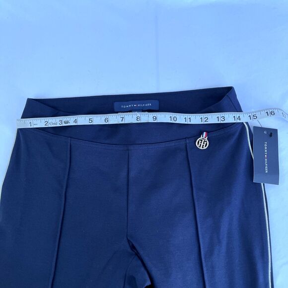 New Women’s Tommy Hilfiger Dress Pants Size Small Pleated NWT $69 Blue Silver - Picture 8 of 9